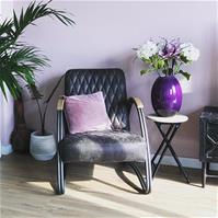 Sfeerfoto Industriële fauteuil Ivy eco-leer antraciet